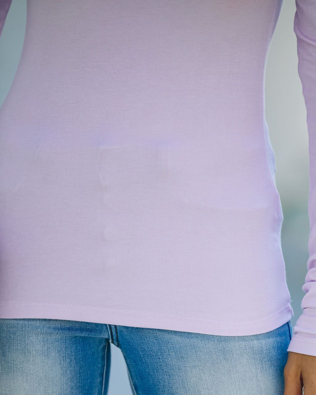 Past Or Present Turtleneck Knit Top - Lilac sold by Vici product image thumbnail 4