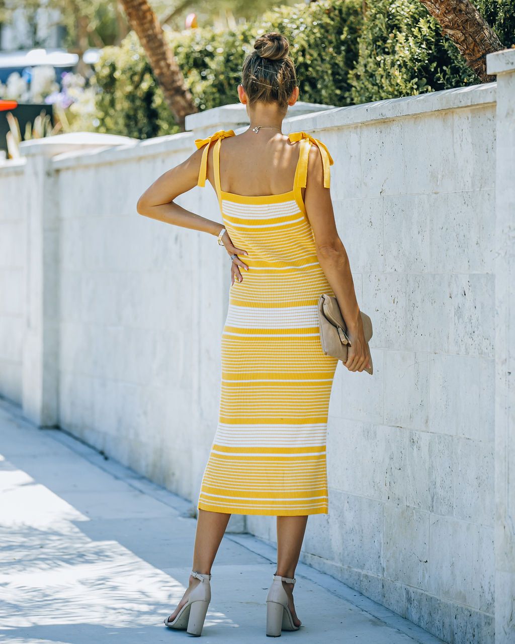 Ava Striped Knit Midi Dress - FINAL SALE sold by Vici product image thumbnail 2