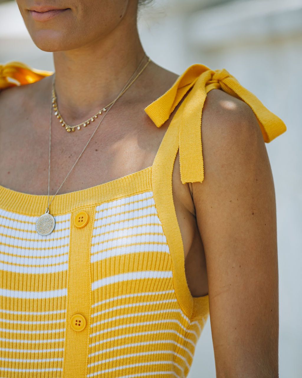 Ava Striped Knit Midi Dress - FINAL SALE sold by Vici product image thumbnail 4