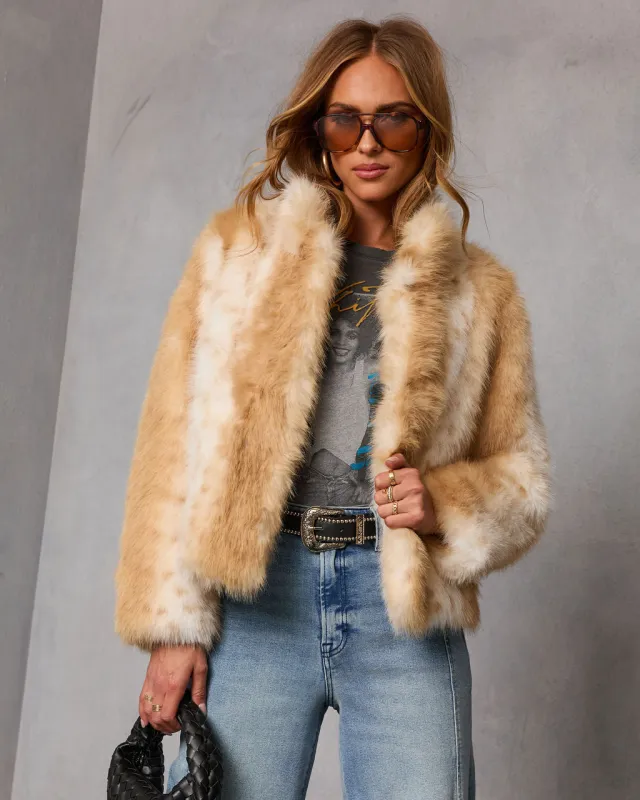 Always Warm Faux Fur Jacket sold by Vici