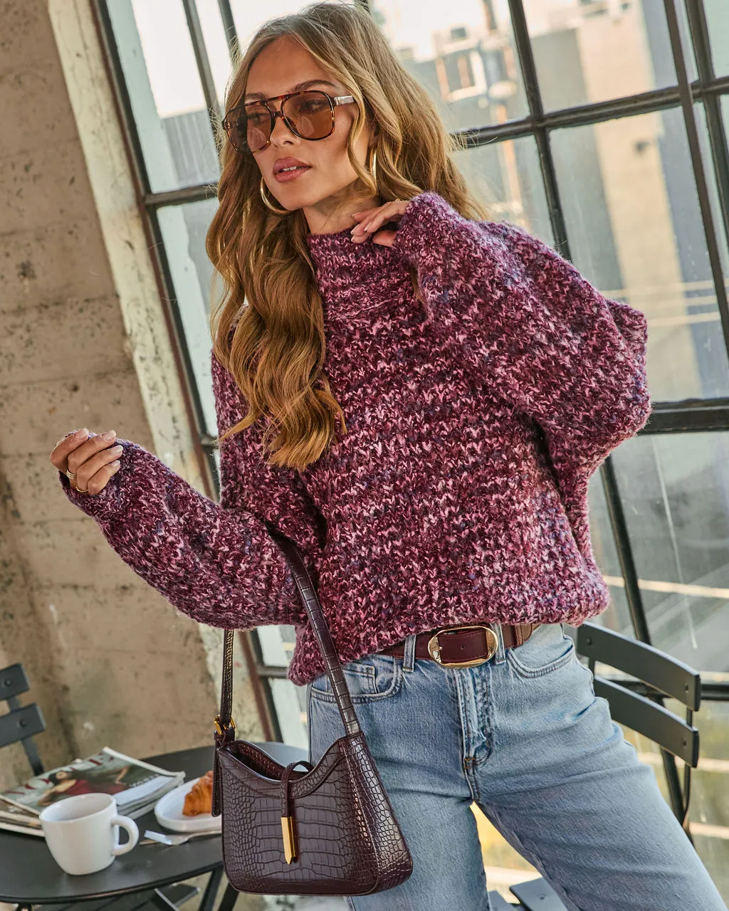 Mavelyn Knit Turtleneck Sweater sold by Vici product image thumbnail 3