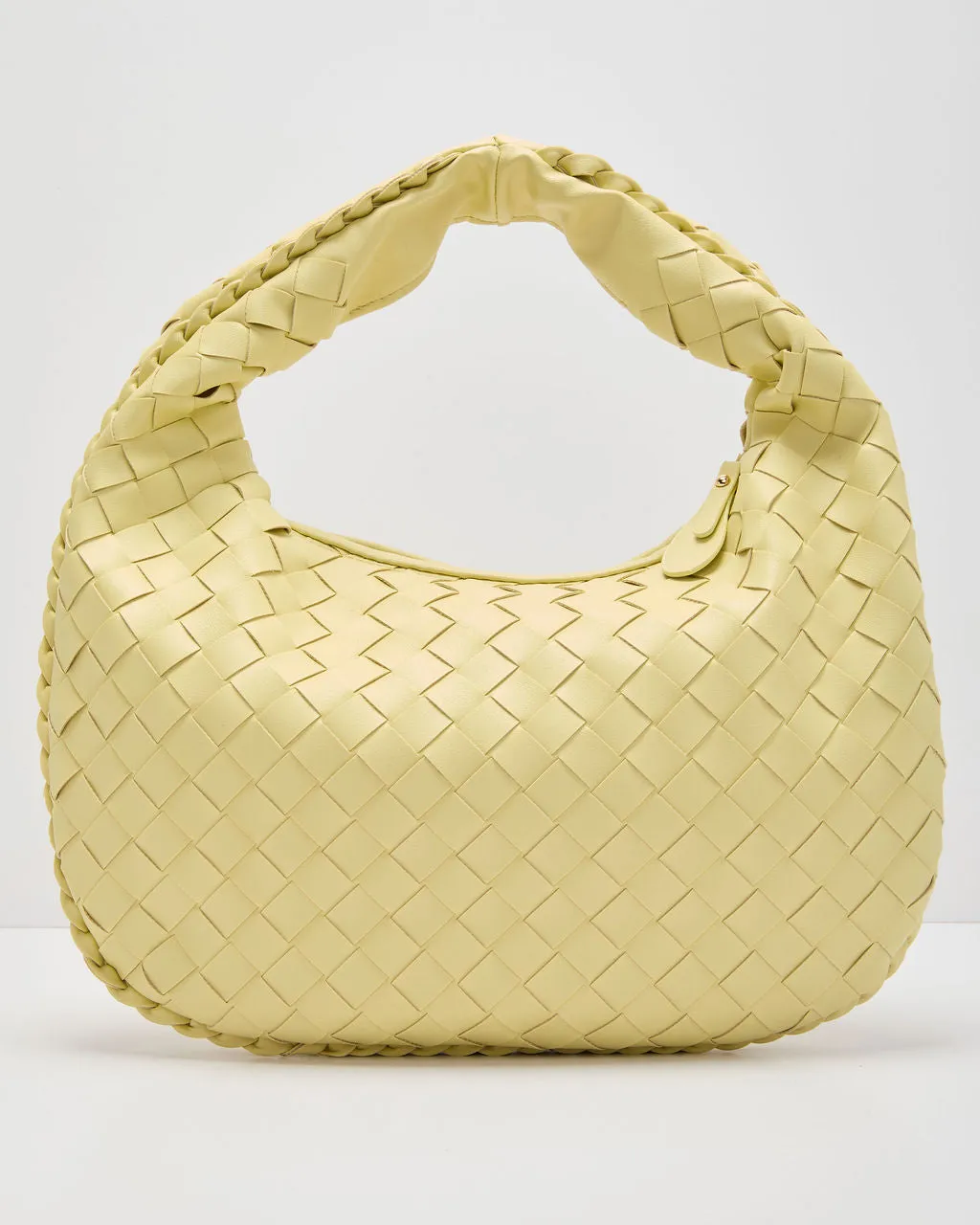 Poala Textured Woven Vegan Leather Tote Bag sold by Vici product image thumbnail 3