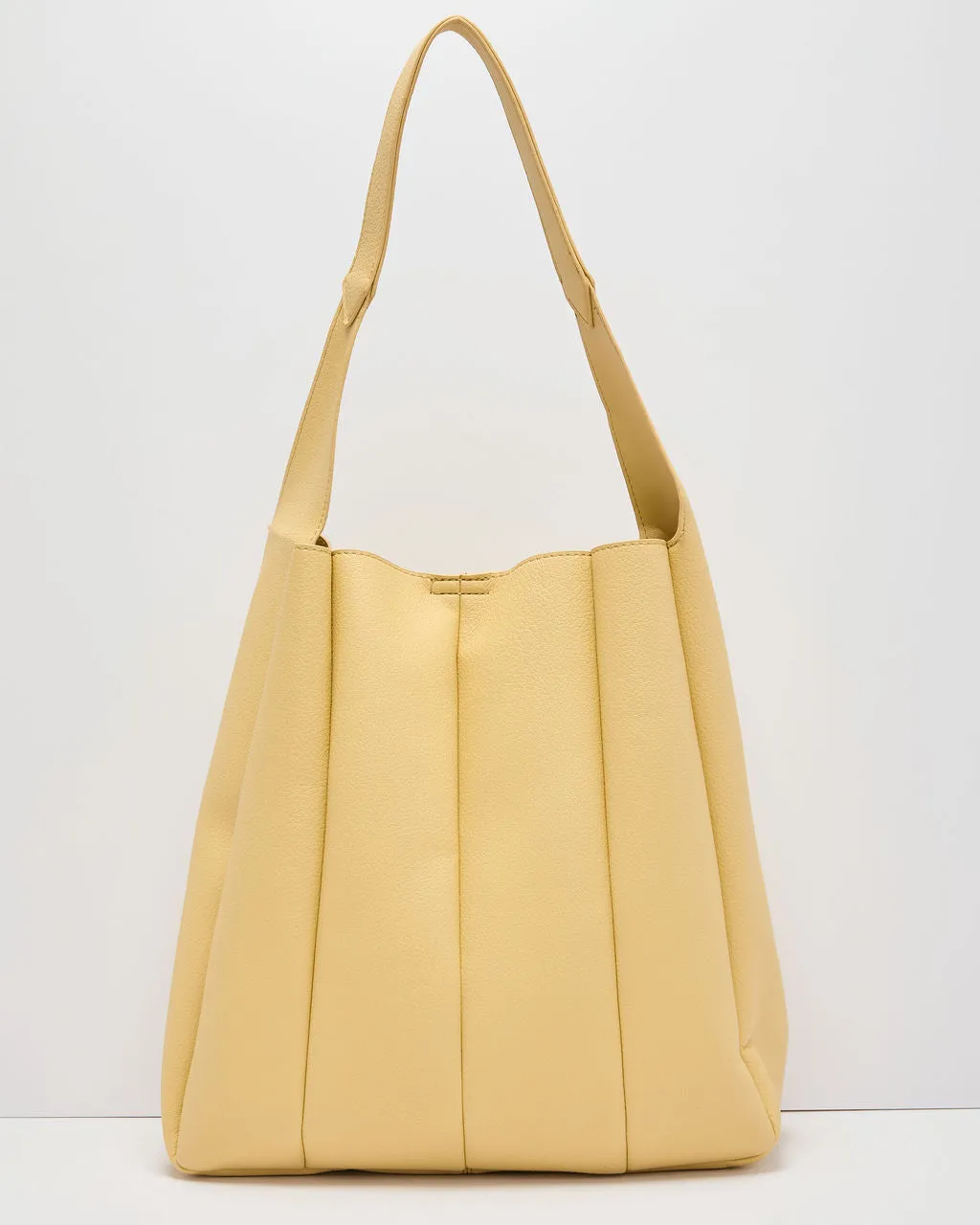 Savangie Pleated Leather Tote Bag sold by Vici product image thumbnail 3