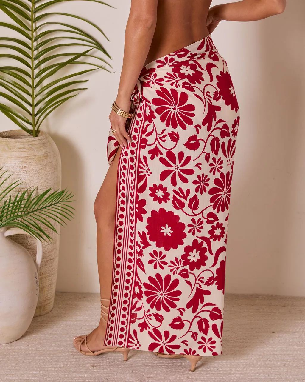 Sunset Persona Print Wrap Tie Sarong sold by Vici product image thumbnail 4