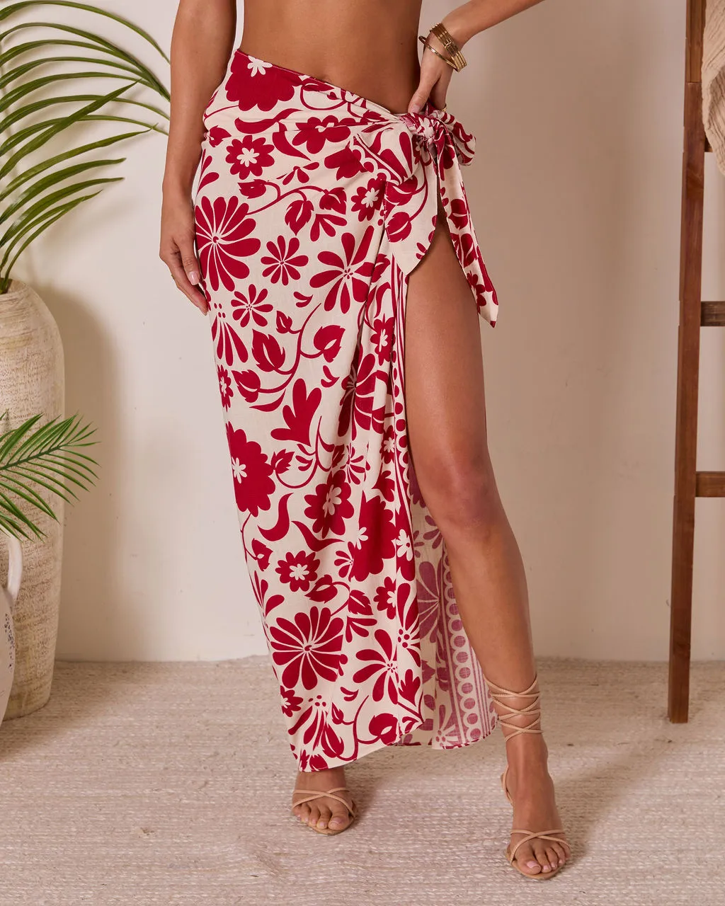 Sunset Persona Print Wrap Tie Sarong sold by Vici product image thumbnail 2