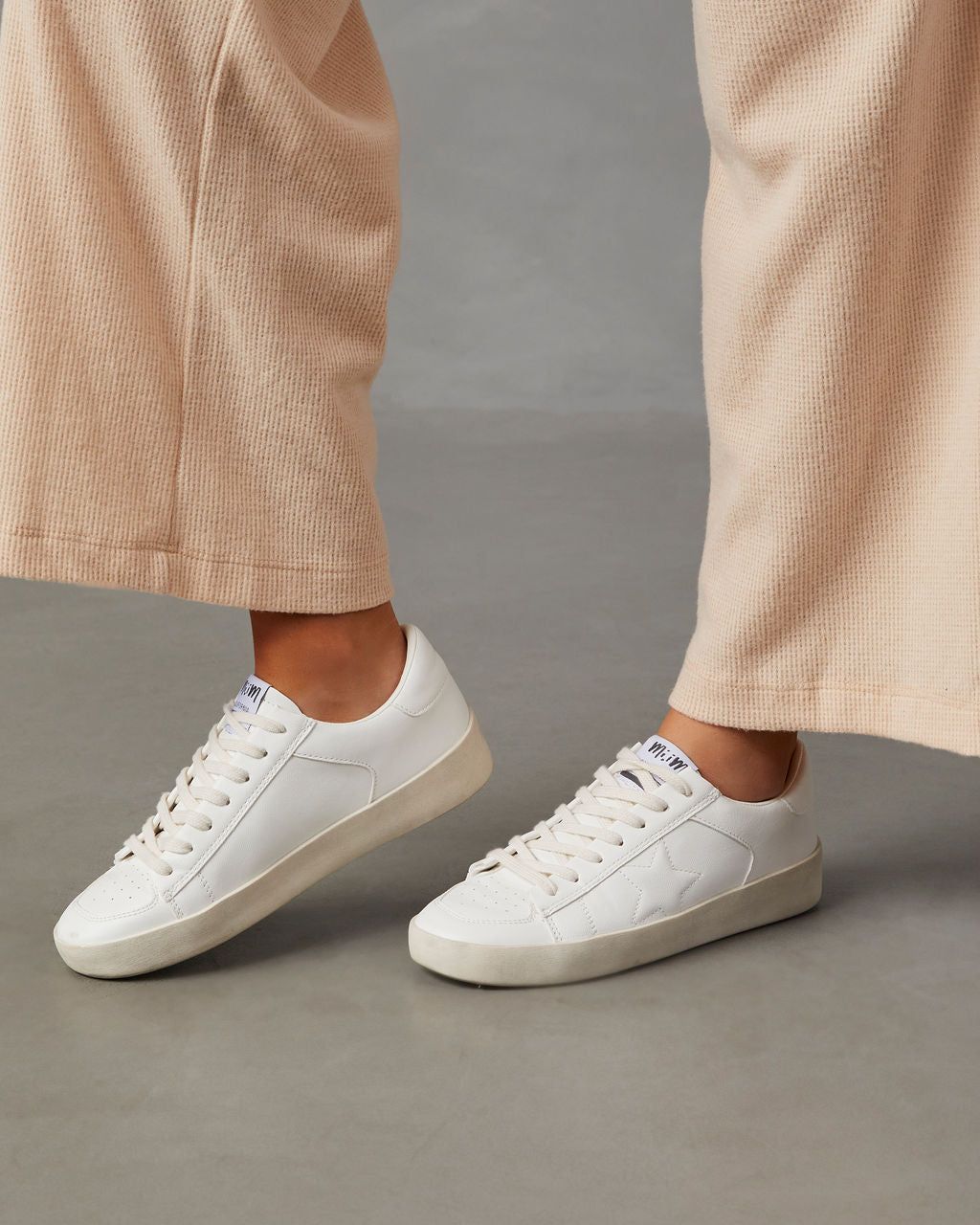 Caitlyn Lace Up Sneakers - White sold by Vici product image thumbnail 5