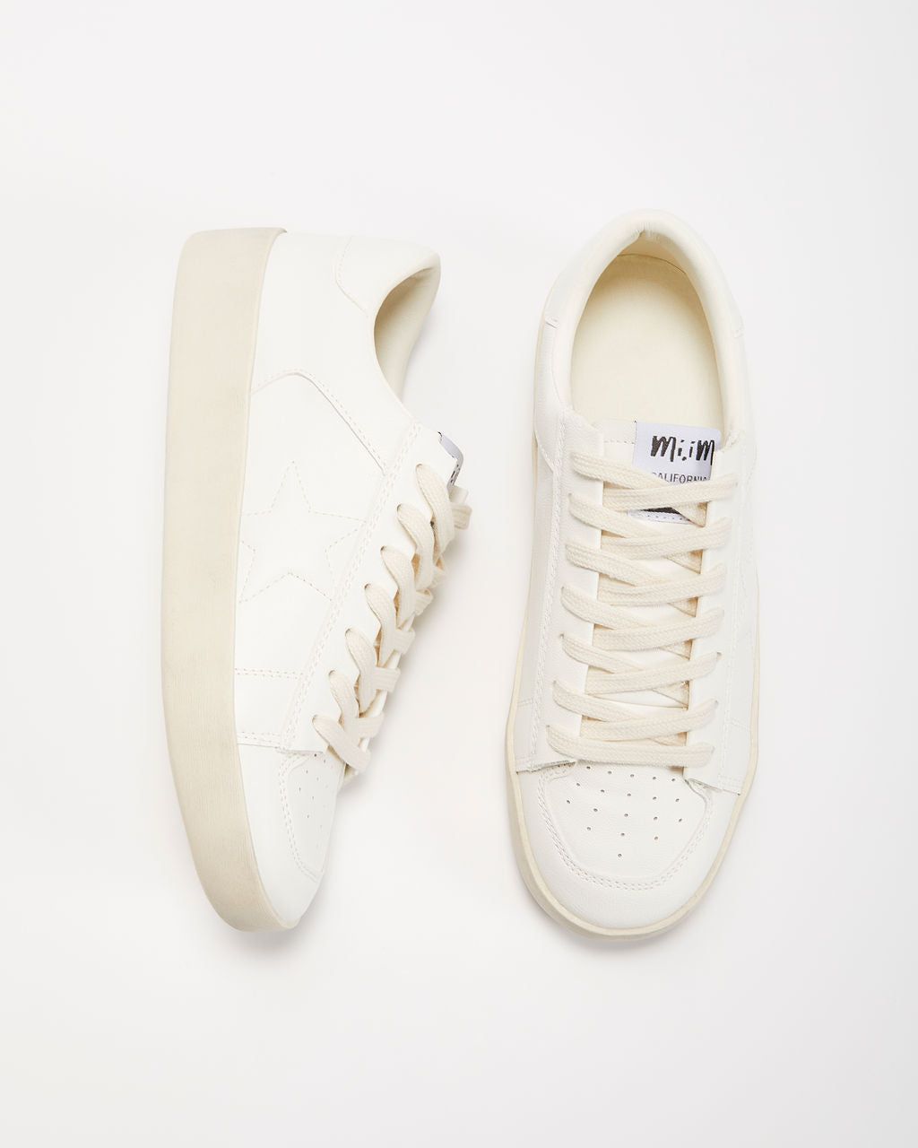 Caitlyn Lace Up Sneakers - White sold by Vici product image thumbnail 2