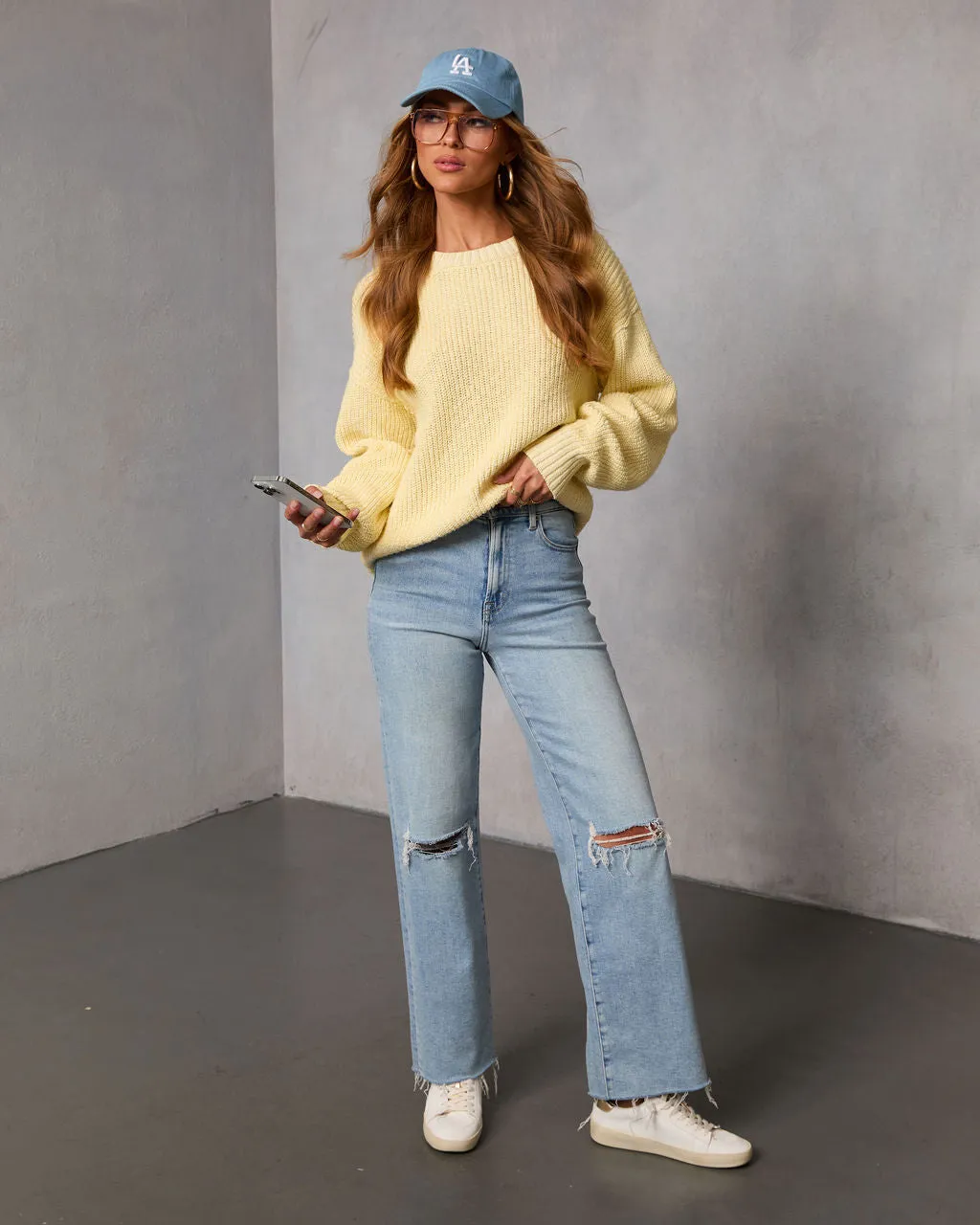 Instant Smile Ribbed Knit Sweater sold by Vici product image thumbnail 2