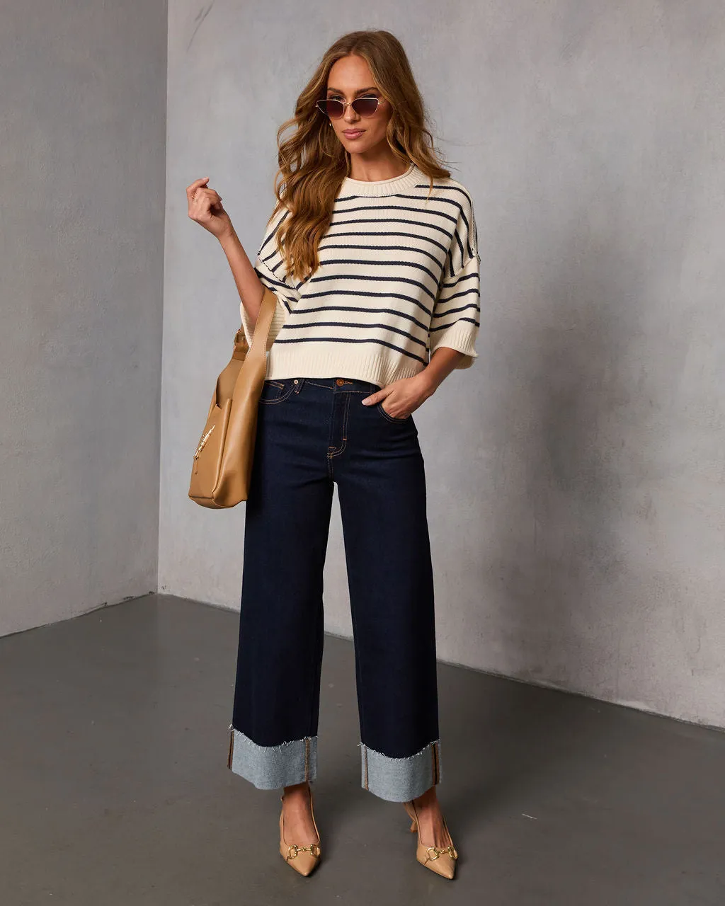 Clubhouse Culture Striped Sweater sold by Vici product image thumbnail 2