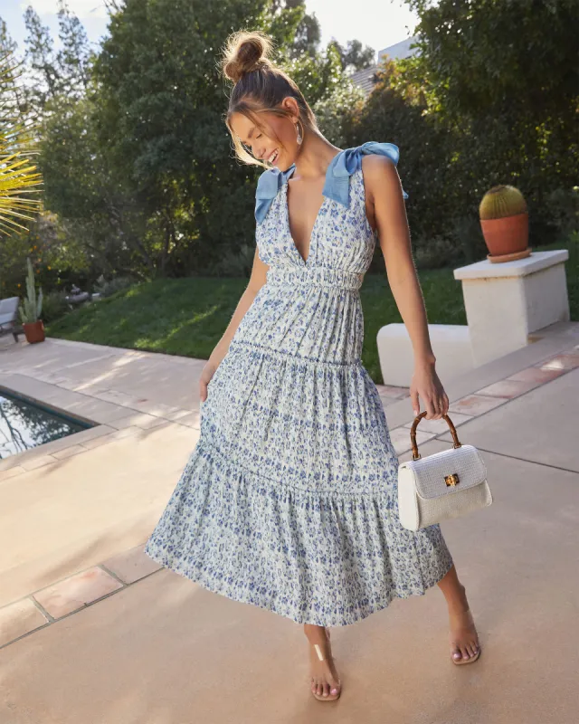 Georgia Floral Maxi Dress sold by Vici