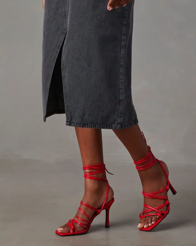 Billini Bailee Strappy Stiletto Heeled Sandals sold by Vici