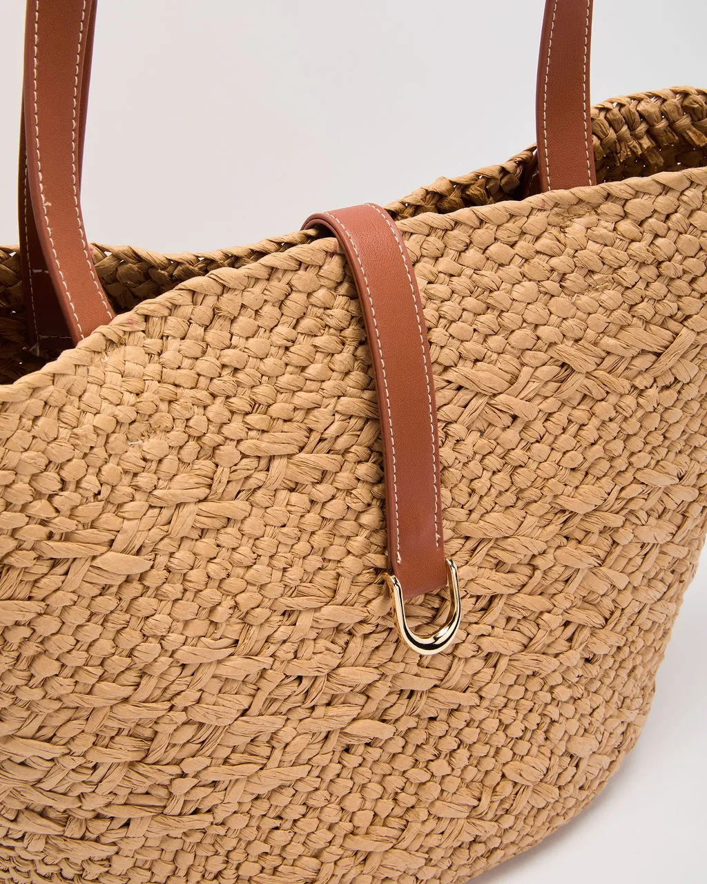 Heritage Coast Straw Tote Bag sold by Vici product image thumbnail 5