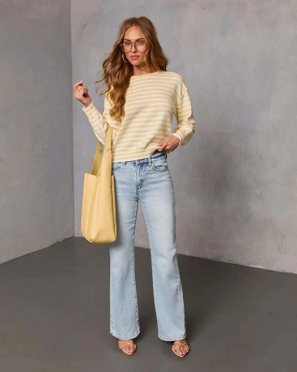 Easy Days Striped Knit Sweater sold by Vici product image thumbnail 2