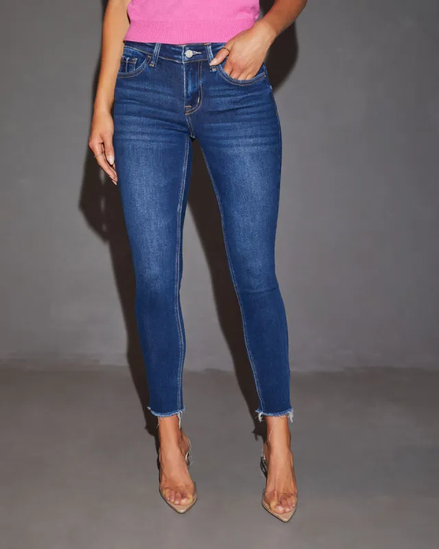 Karisma Mid Rise Cropped Skinny Jeans sold by Vici