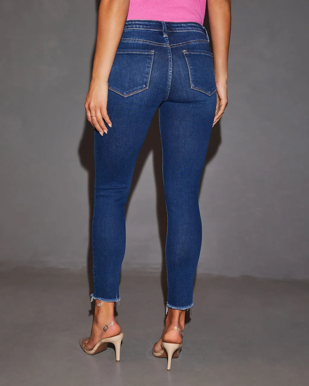 Karisma Mid Rise Cropped Skinny Jeans sold by Vici product image thumbnail 4