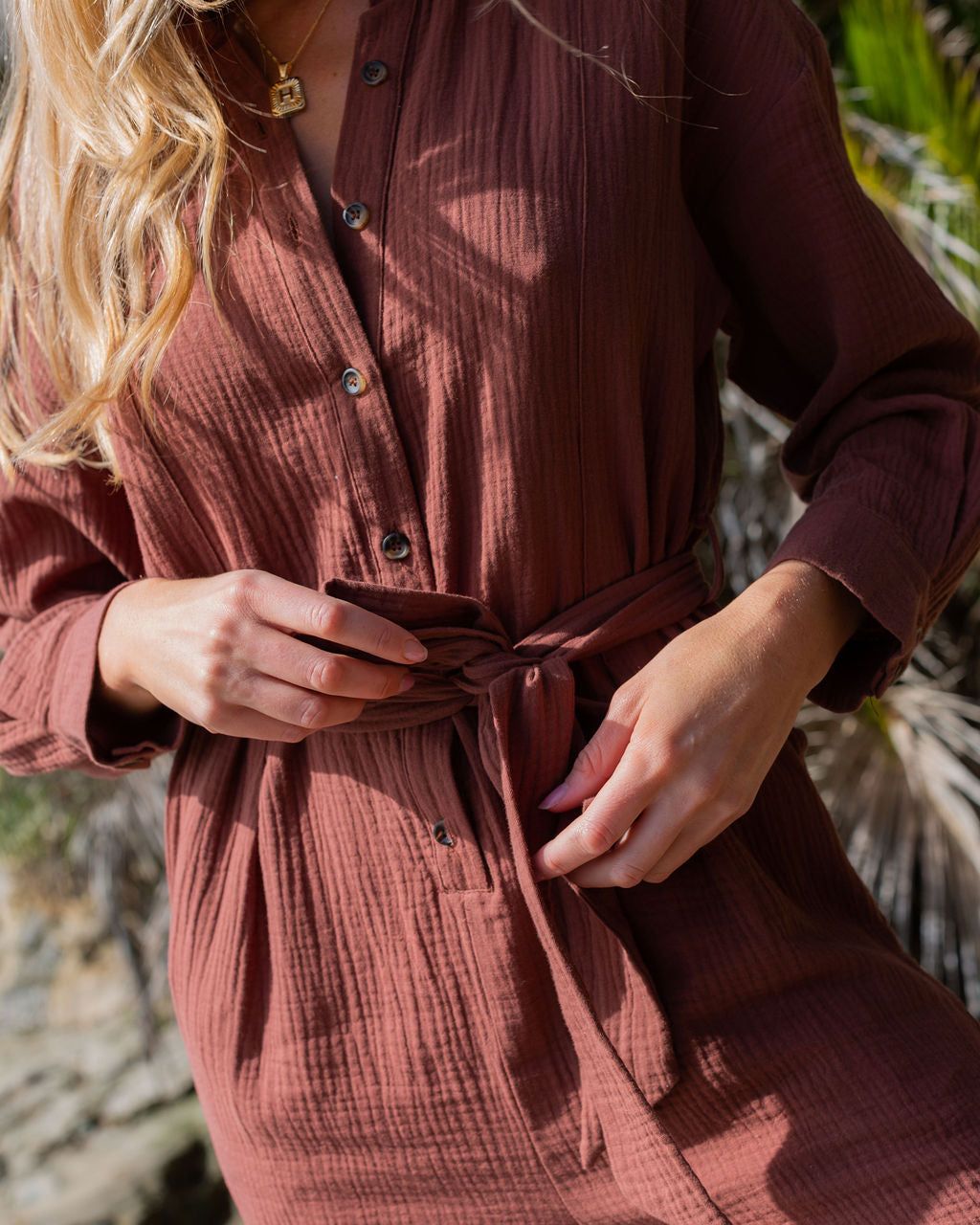 Astrid Cotton Pocketed Jumpsuit sold by Vici product image thumbnail 2