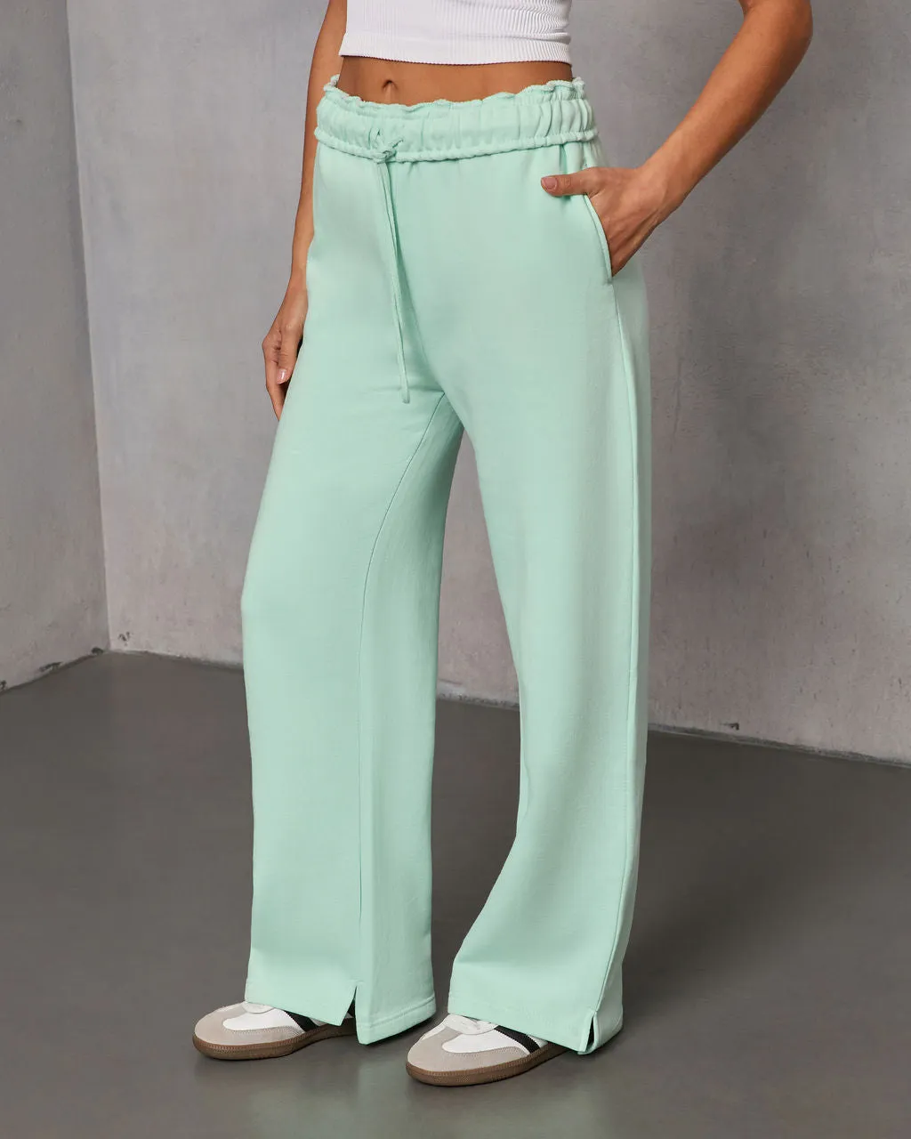 Montauk Social Club Fleece Drawstring Sweatpants sold by Vici product image thumbnail 3