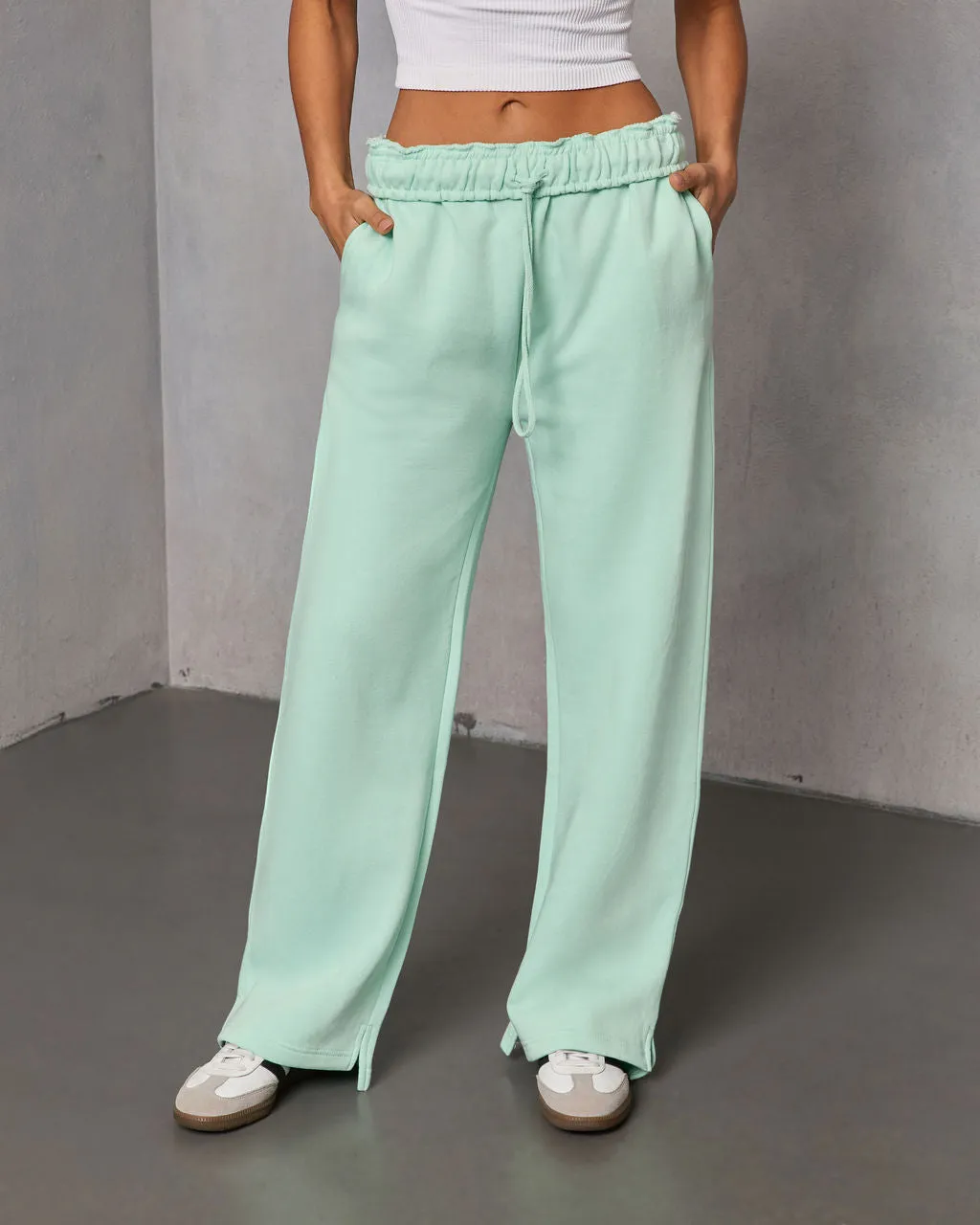 Montauk Social Club Fleece Drawstring Sweatpants sold by Vici product image thumbnail 5