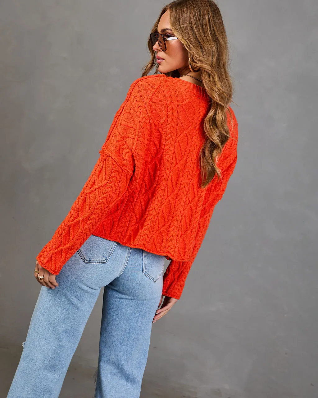 Daydream Lane Cable Knit Cardigan sold by Vici product image thumbnail 4