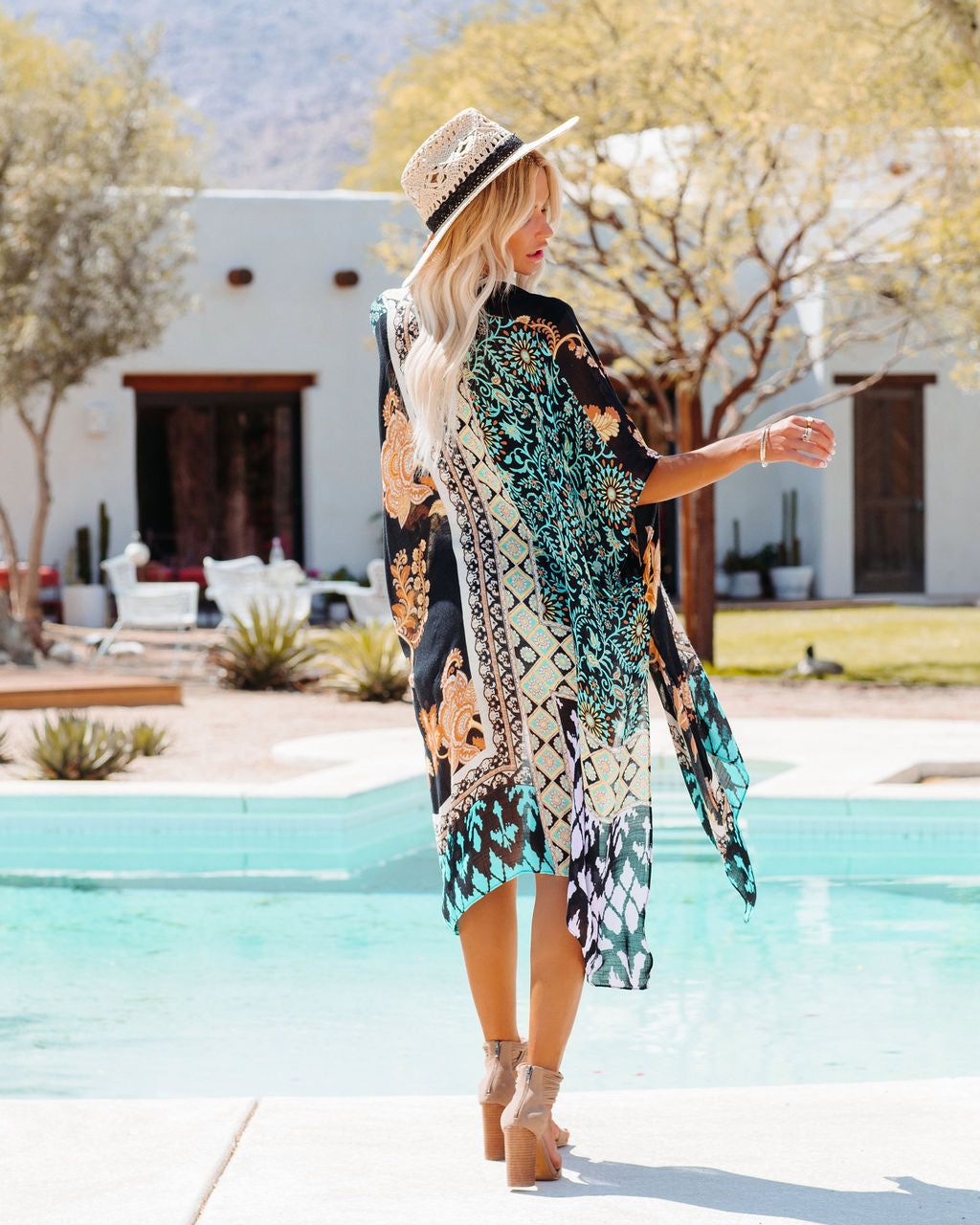 Beautiful Soul Printed Kaftan - Black Multi sold by Vici product image thumbnail 2