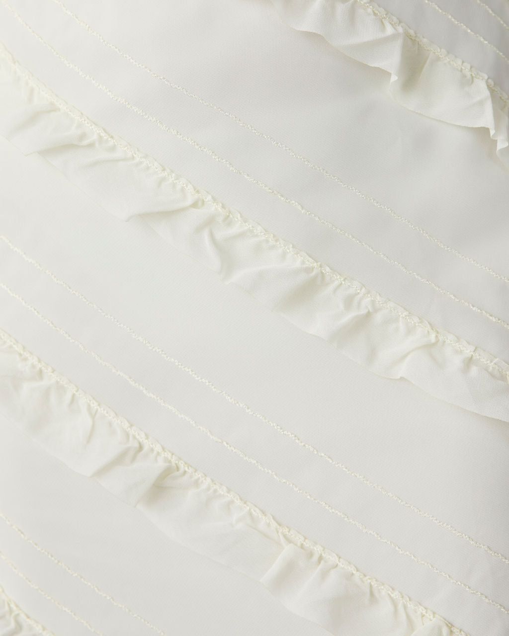 Baylie Strapless Ruffle Stitch Maxi Dress - Ivory - SALE sold by Vici product image thumbnail 3