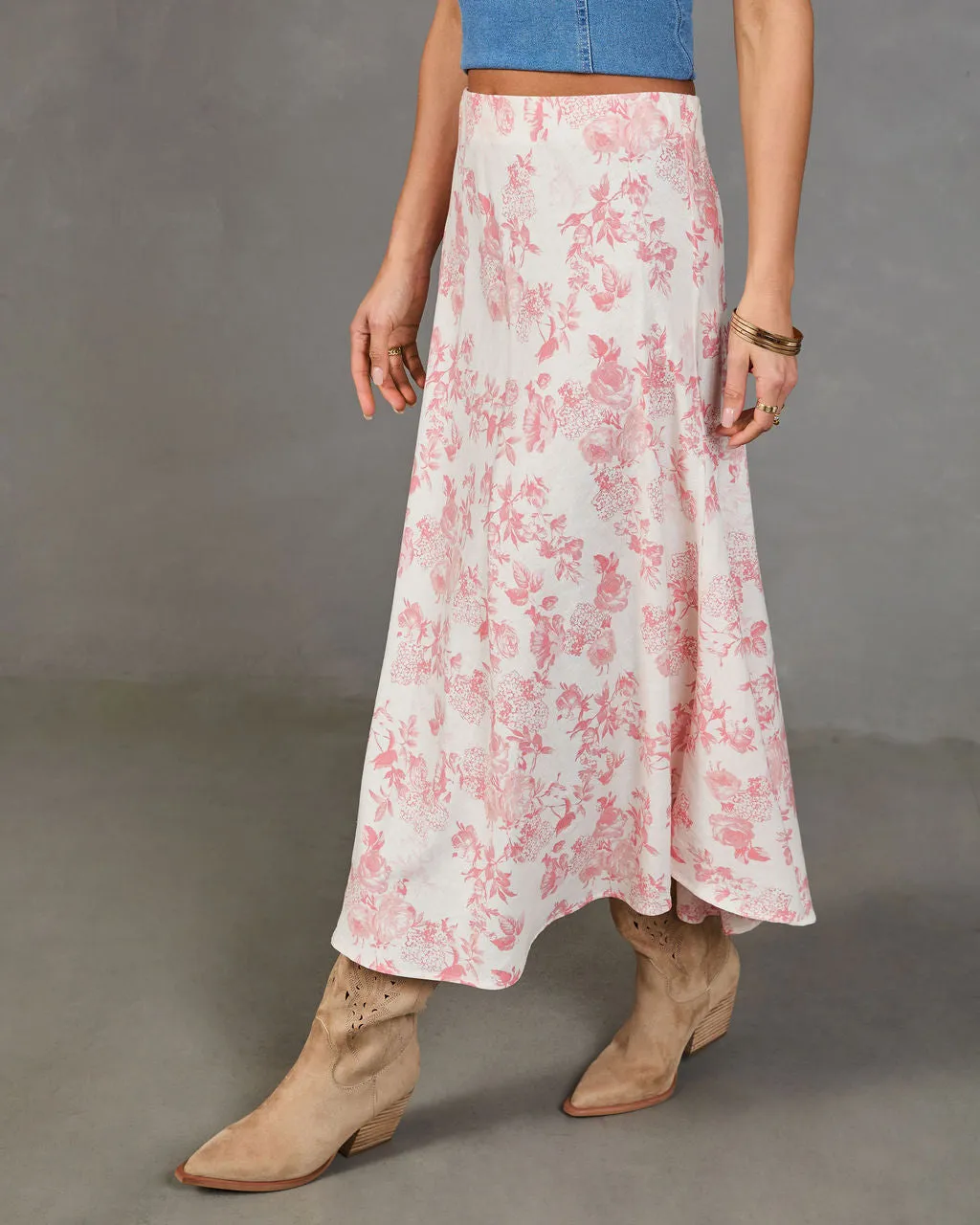 Daywear Darling Floral Midi Skirt sold by Vici product image thumbnail 3