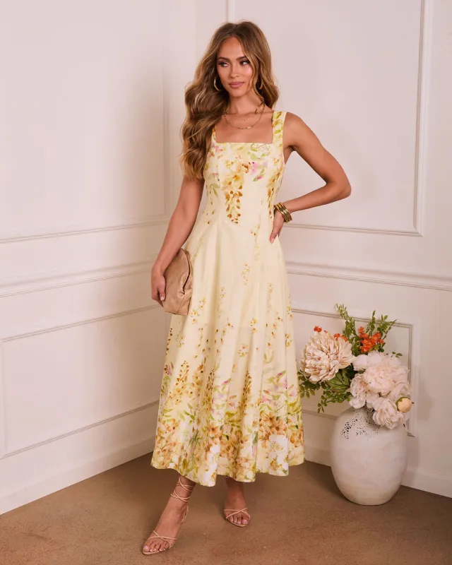 Early Petals Floral Maxi Dress sold by Vici