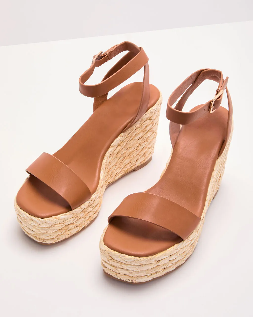 First Step Raffia Wedge Sandals sold by Vici product image thumbnail 2