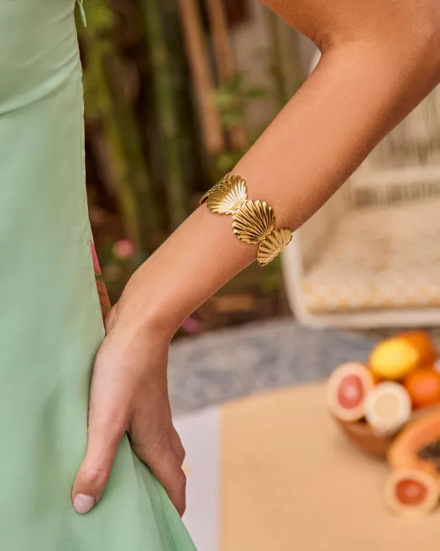 Smooth Tide Shell Cuff Bracelet made by Vici