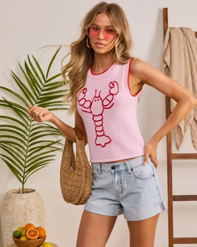 Catch of the Day Knit Lobster Sweater sold by Vici