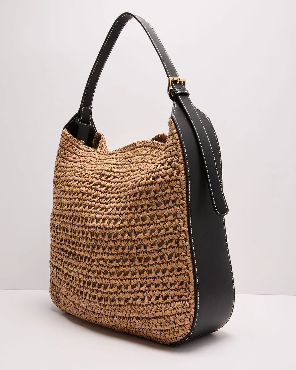 Marina Drift Slouchy Woven Straw Tote Bag sold by Vici product image thumbnail 2