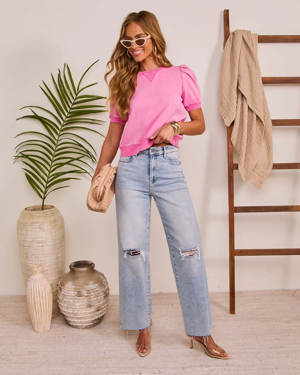 Starting Aura Puff Sleeve Top sold by Vici product image thumbnail 2