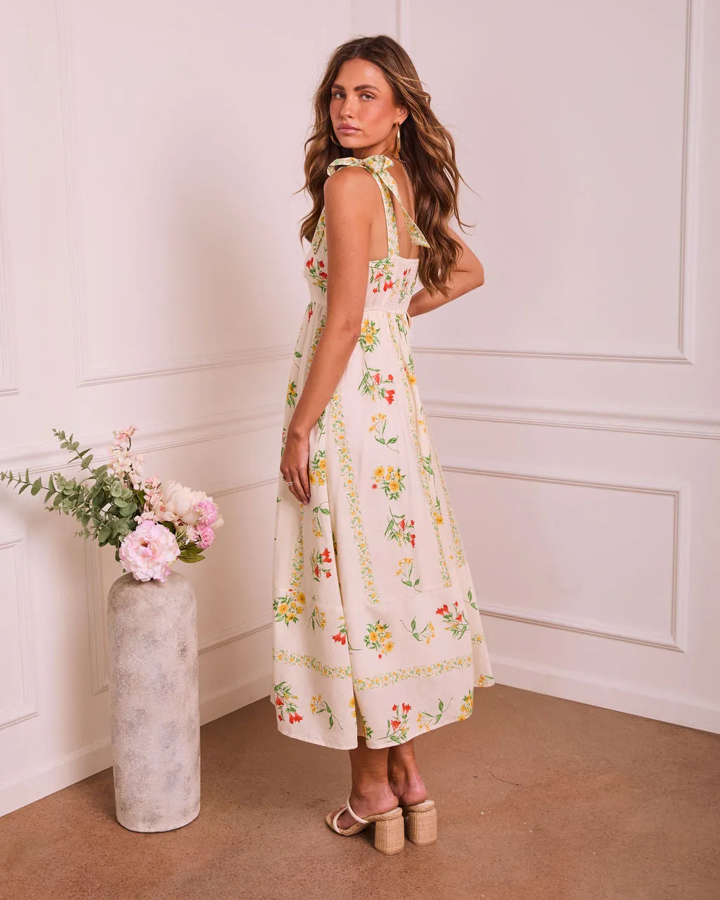 Secret Petal Floral Maxi Dress sold by Vici product image thumbnail 4