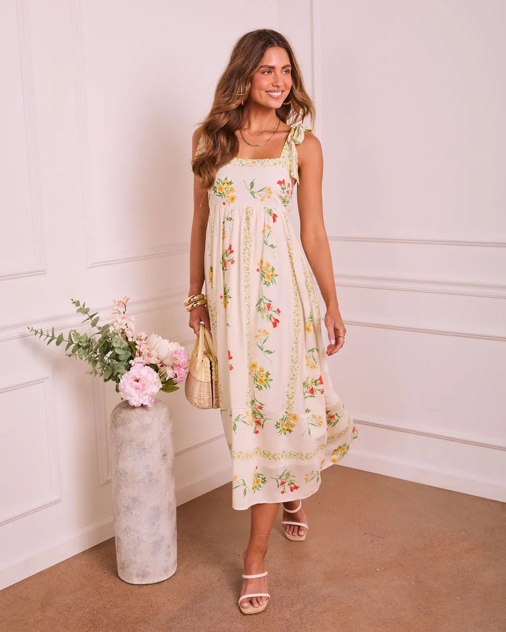 Secret Petal Floral Maxi Dress sold by Vici product image thumbnail 5