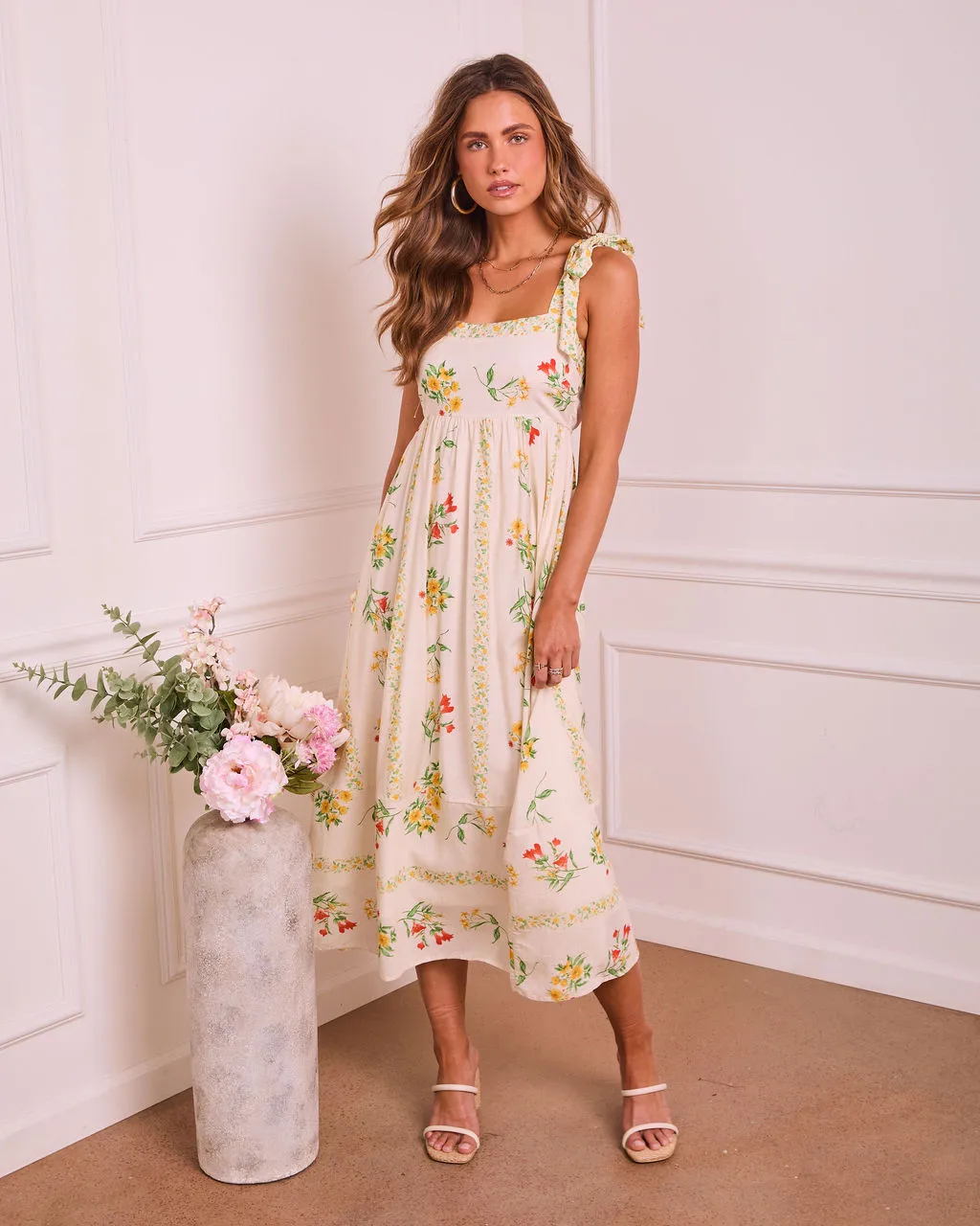 Secret Petal Floral Maxi Dress sold by Vici product image thumbnail 3