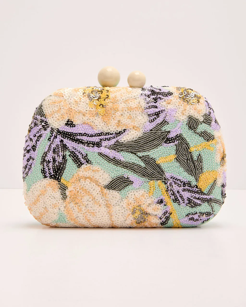 Dewy Garden Floral Sequin Clutch sold by Vici product image thumbnail 2