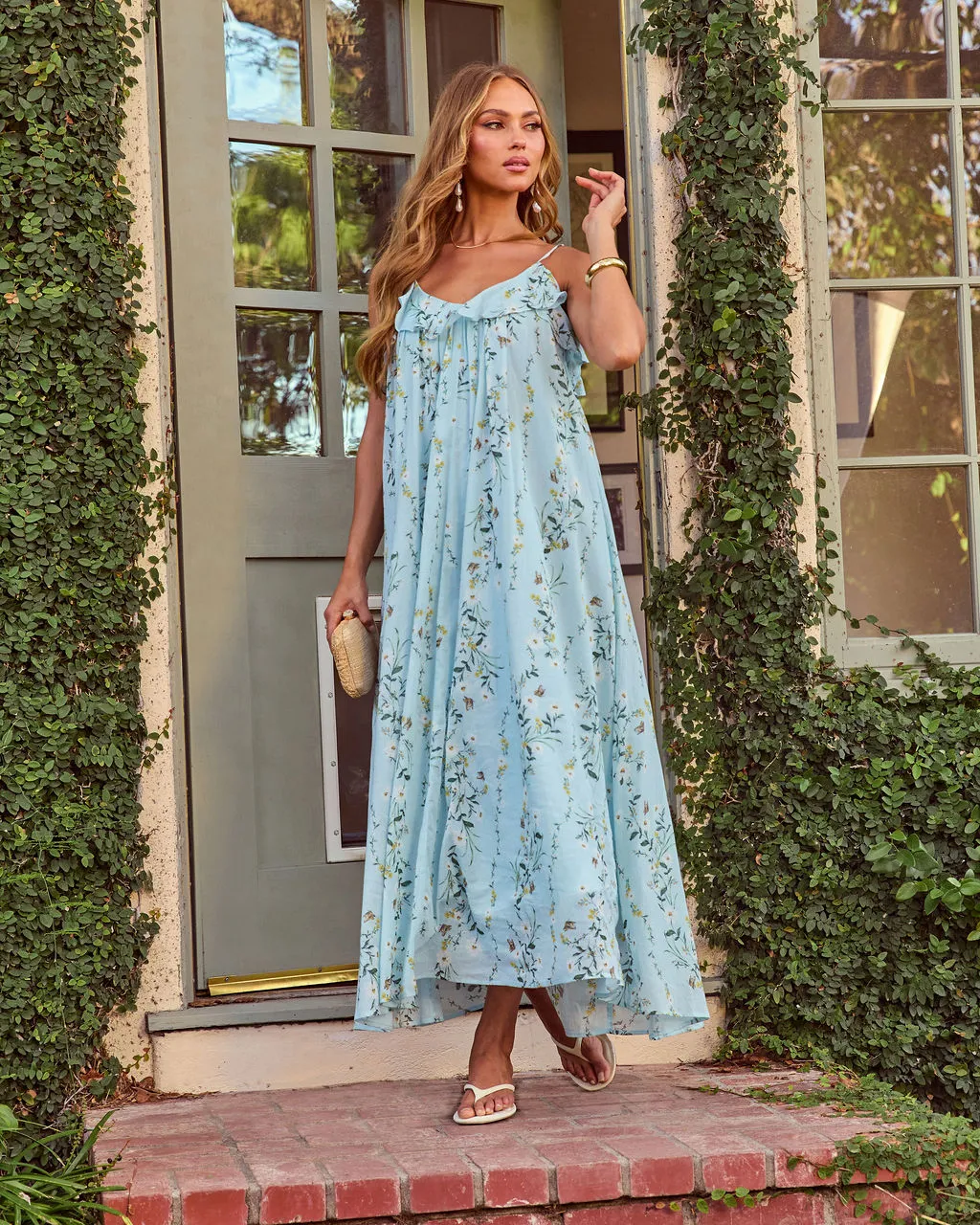 Petaline Poise Floral Maxi Dress sold by Vici product image thumbnail 2