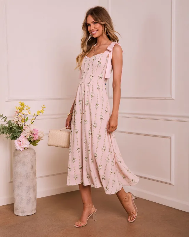 Meadow Fresh Floral Maxi Dress made by Vici