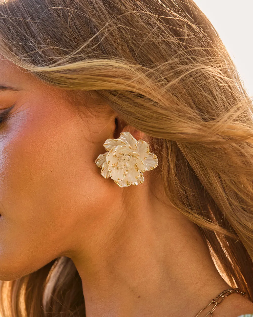 Flora Darling Flower Stud Earrings sold by Vici