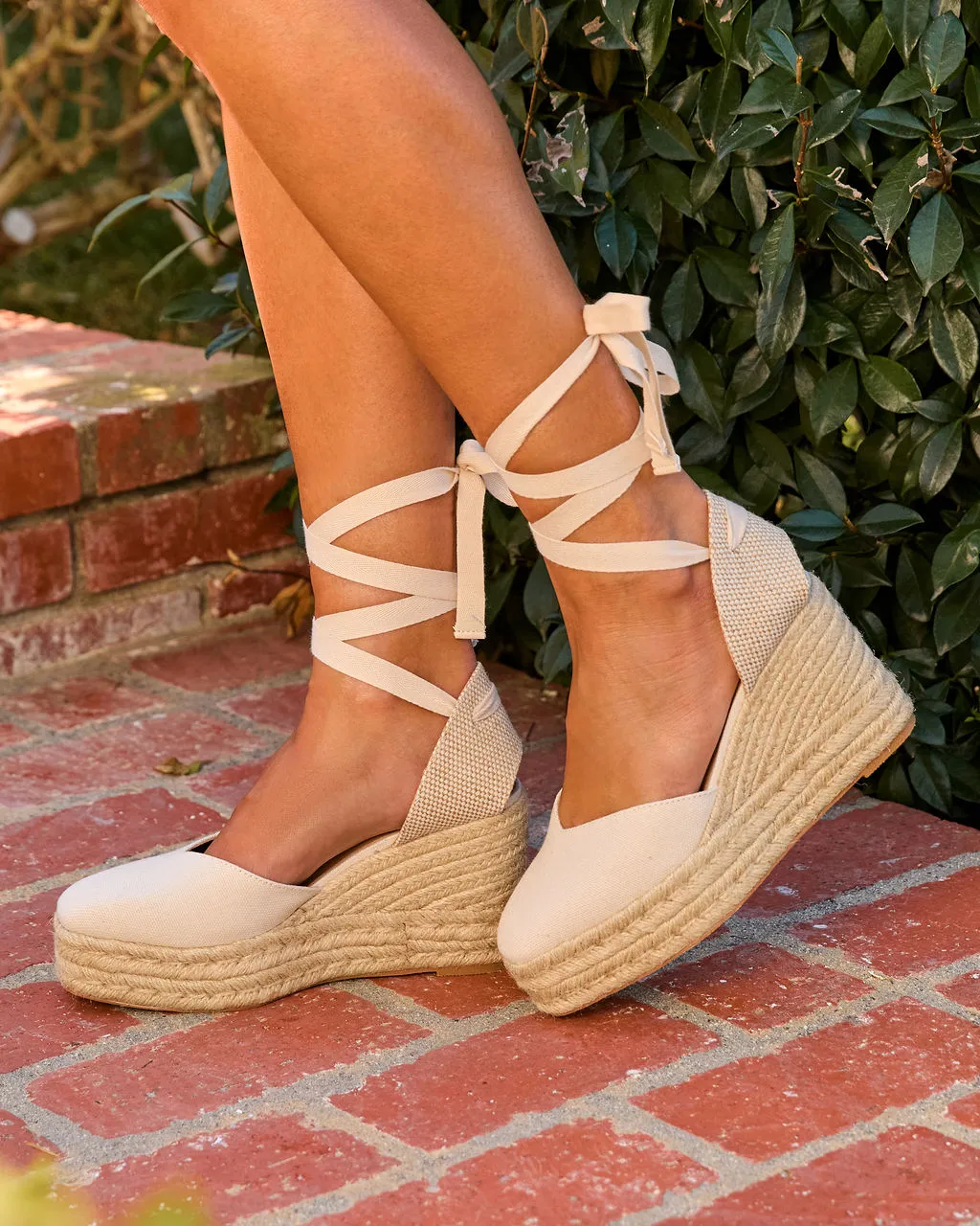 Jennifer Raffia Wedge Sandals sold by Vici product image thumbnail 5