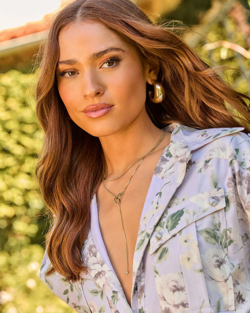 Pure Glow Lariat Necklace sold by Vici product image thumbnail 3