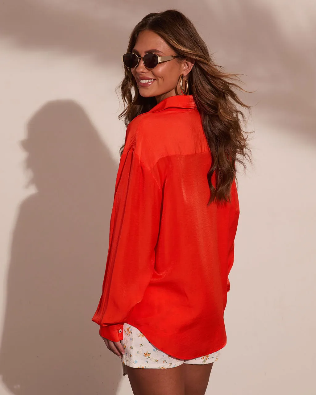 Relaxed Whisper Button Down Top sold by Vici product image thumbnail 4