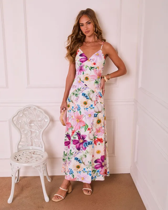 Graceful Muse Floral Maxi Dress made by Vici