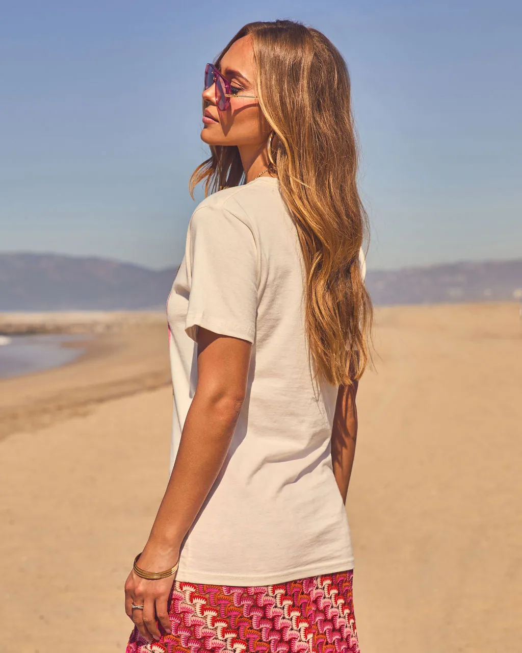 Lets Take A Trip Short Sleeve Graphic Tee sold by Vici product image thumbnail 4