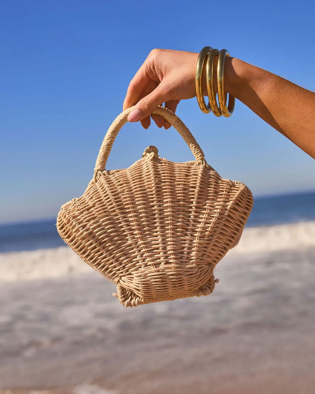 Tropical Coast Raffia Seashell Bag sold by Vici product image thumbnail 4