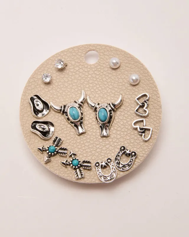 Rancher Chic Western Earring Set made by Vici