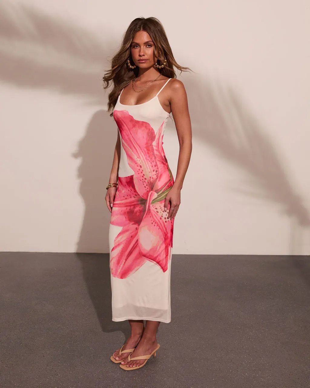 Jet Set Darling Floral Print Maxi Dress sold by Vici product image thumbnail 3