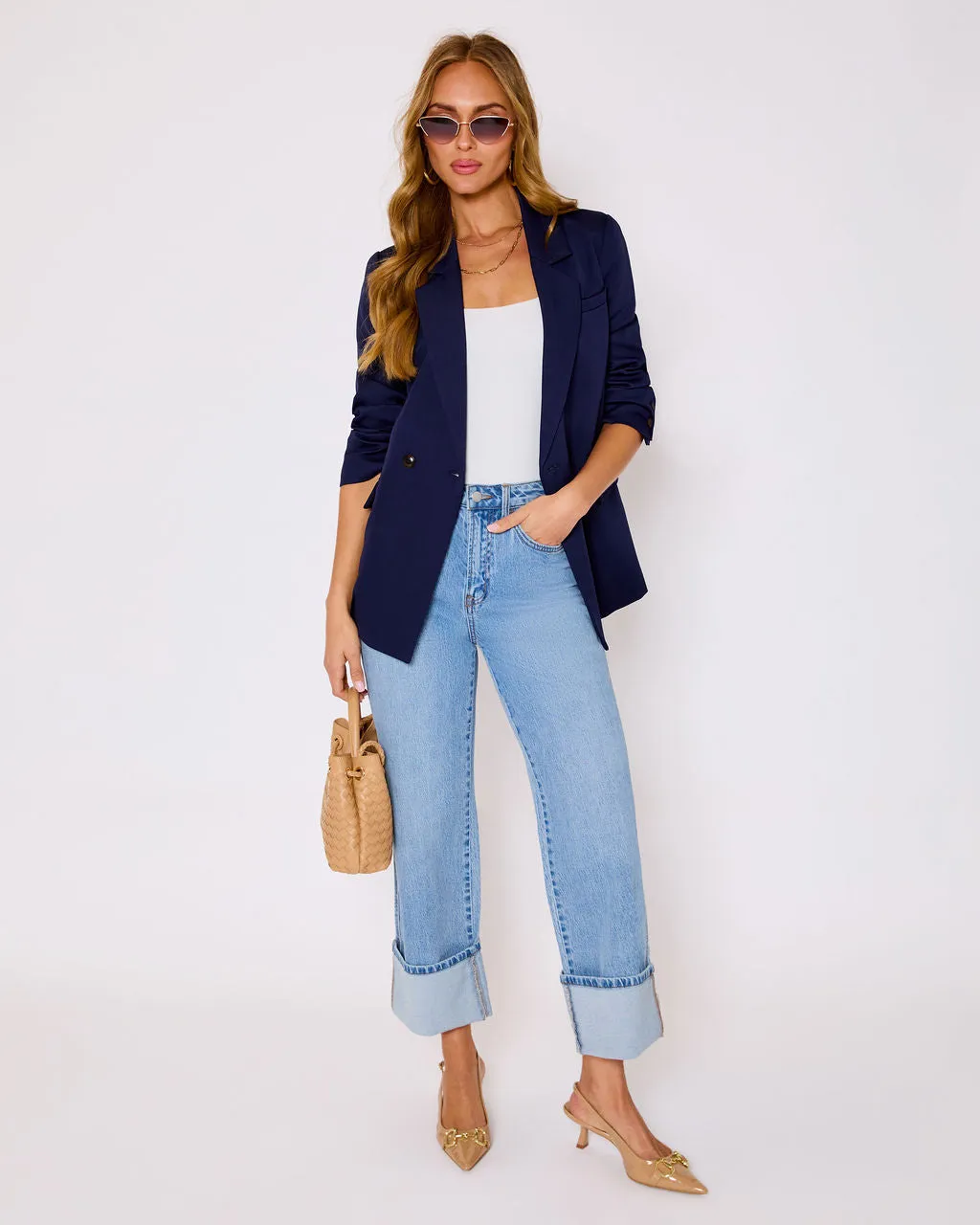 Closet Collective Double Breasted Blazer sold by Vici