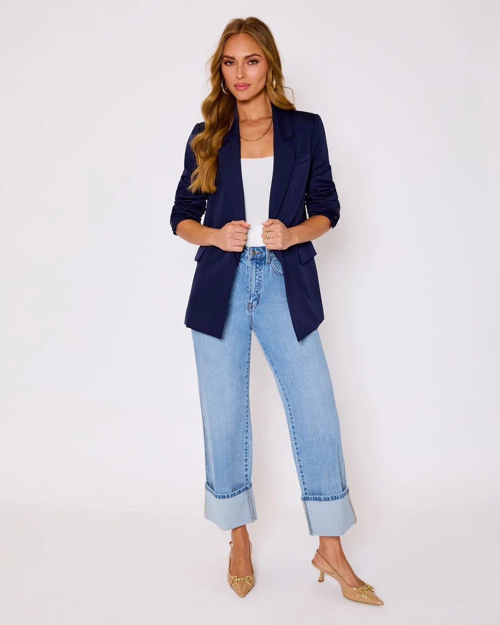 Closet Collective Double Breasted Blazer sold by Vici product image thumbnail 5