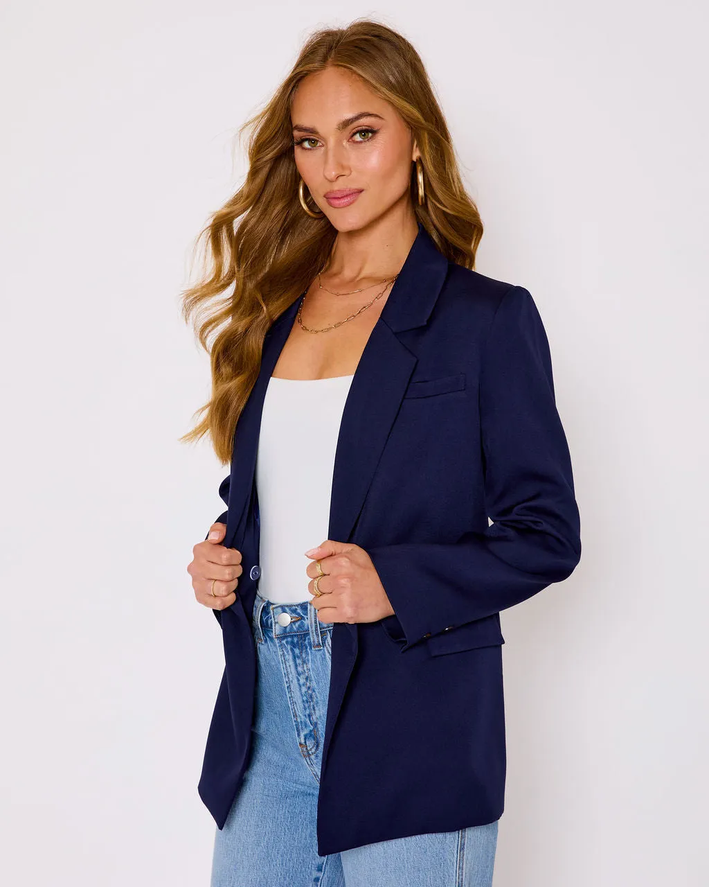 Closet Collective Double Breasted Blazer sold by Vici product image thumbnail 3